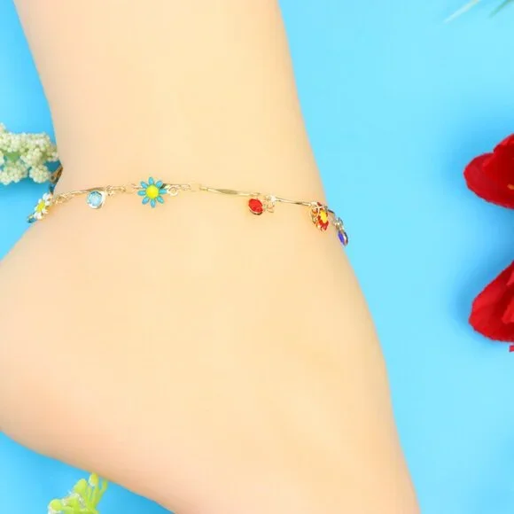 Elegant Handmade Anklet – Perfect for Women & GirlsIdeal Gift Option,DYC1055